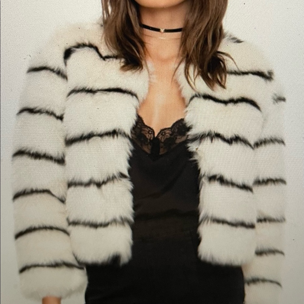 Amuse Society Thalia Fur Jacket